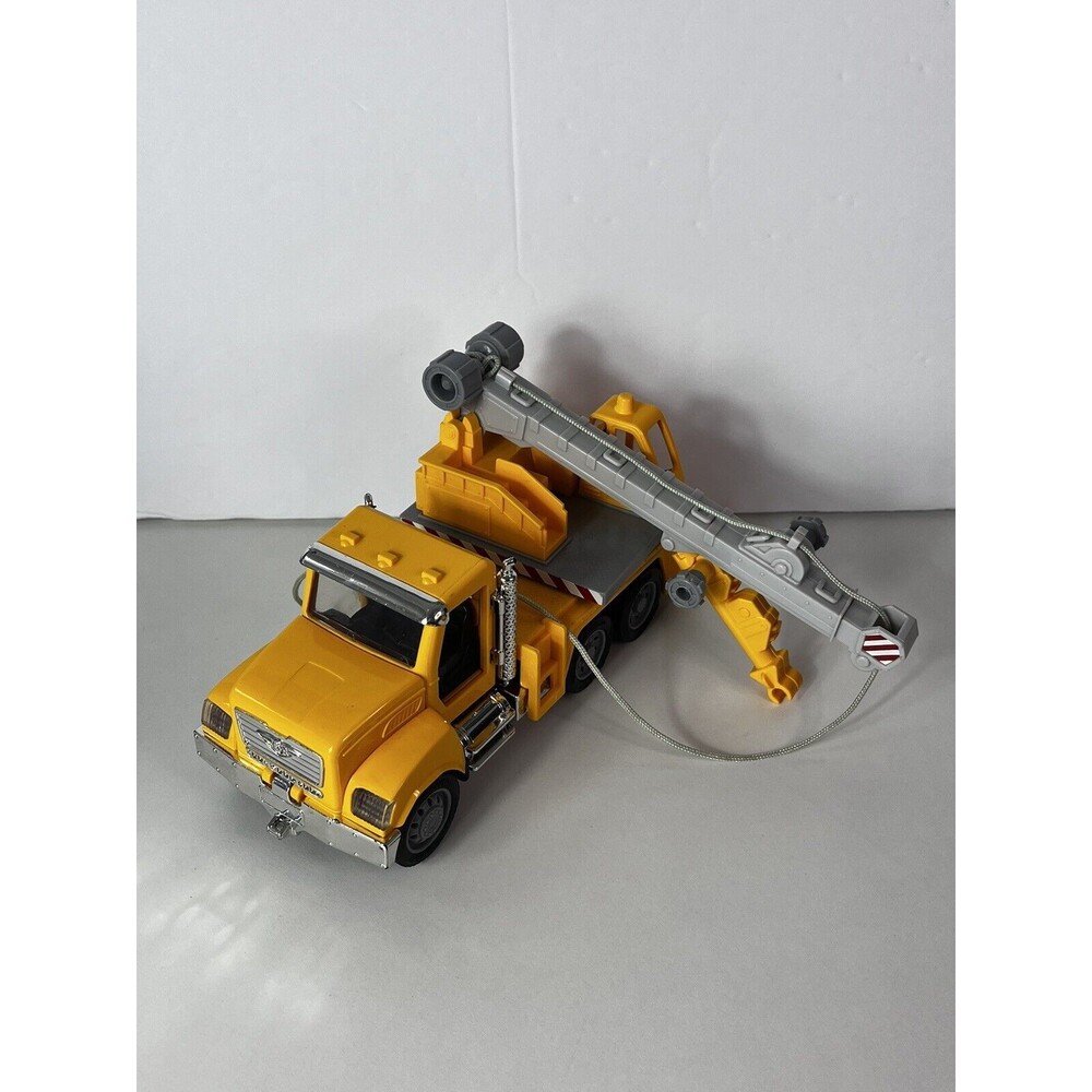 DRIVEN by Battat – 7" Micro Crane Yellow Truck Toy Kids